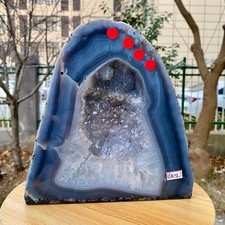 8.37LB Natural agate Amethyst