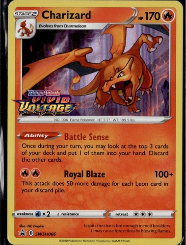 Charizard holo - charizard, (prerelease)