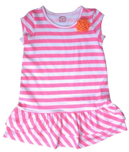 Girls dress short sleeve drop - sleeve,