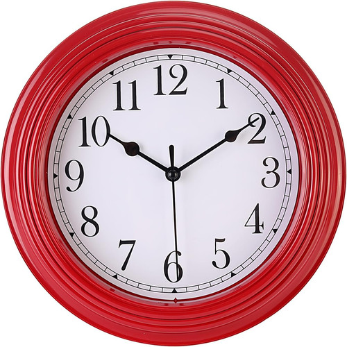 Silent wall clock kitchen - clock, 9