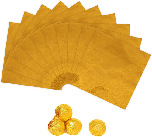100 sheets gold - sheets, foil