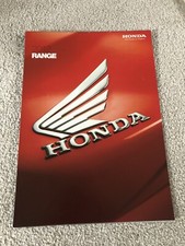 Honda Range Brochure 2012 Cbr1000rr Fireblade Cbr600rr  Cb1300 Crf450 Etc