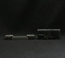 OO Gauge  Black Track Cleaning Car,Permanent Way Dept.Bogie Well Wagon Triang