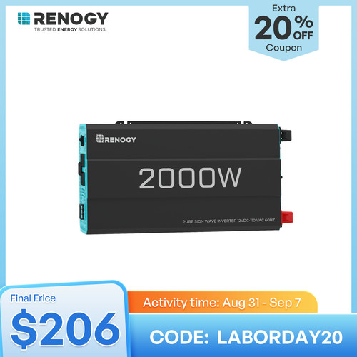 Renogy 2000w pure sine wave - sine,