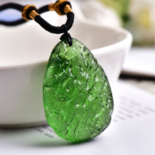 Green gem czech moldavite - green,