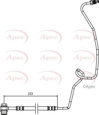 Apec rear left outer brake - apec,