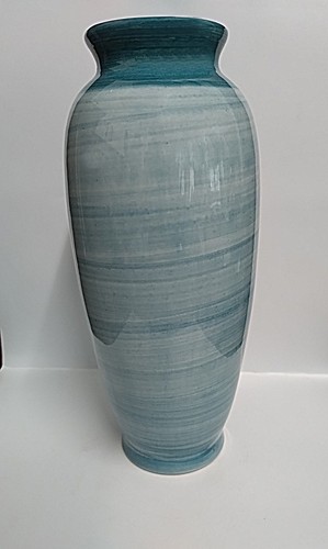 Large blue teal ceramic - blue/teal,