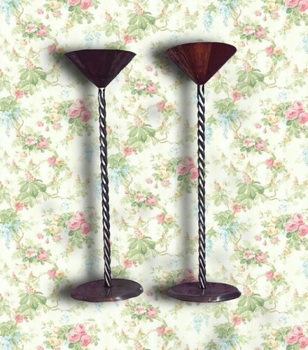 Pair vintage copper - of,