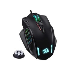 Redragon M908 RGB Wired Gaming Mouse 18 Buttons USB 12400 DPI Backlight LED UK