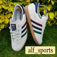 ❤ BNWB & Authentic adidas originals ® Stadt Trainers in Chalk White UK Size 9.5
