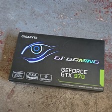 Gigabyte NVIDIA GeForce GTX970 G1 Gaming Windforce 4GB GDDR5 RAM - Black