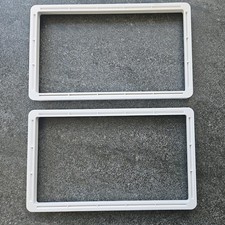 2 x Lightwave RF LW828 Spacer (Double width, 2 Gang) - White