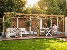 Wooden pergola kit 3m diy - wooden,