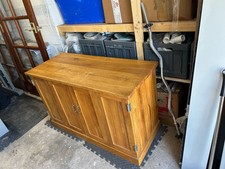 Oak Media Cabinet 