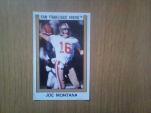 Joe montana 1989 panini san - montana,