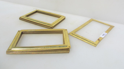 Vintage brass index card - vintage,