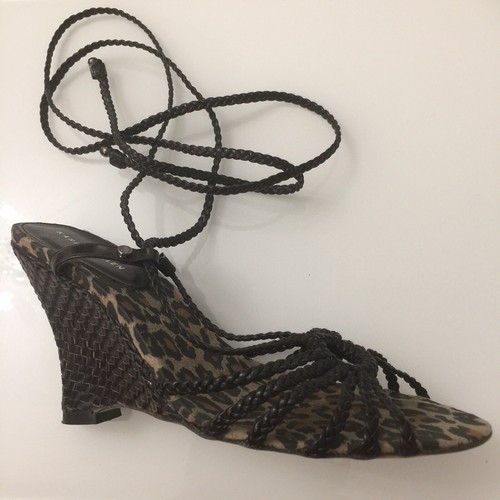 Ladies sandals shoes brown - sandals,