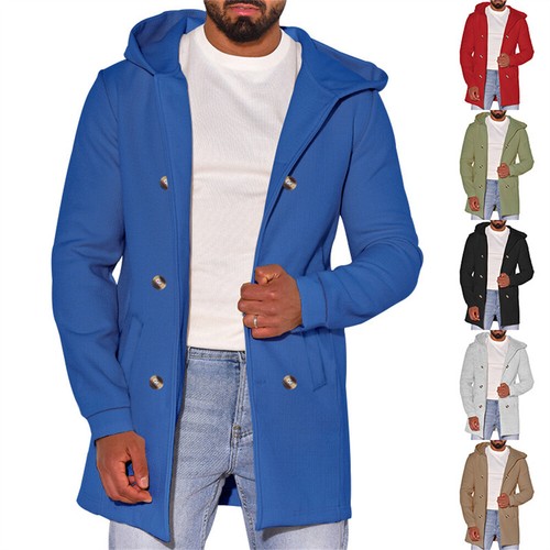 Men winter dress coat - dress, double