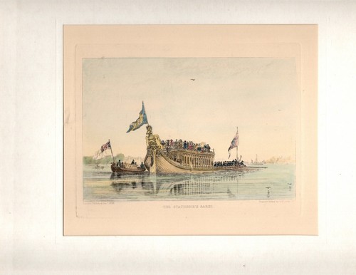 Antique matted print the - print,