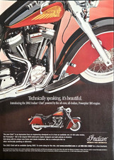 Indian Chief Motorcycle 2002