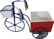 NWT Bicycle Decor Flower Cart