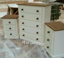 HANDMADE AYLESBURY NEXT (IVORY+DARK OAK) 3 PIECE SET NOT FLAT-PACK!!!