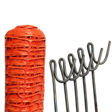 Orange Plastic Safety Barrier