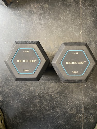 30kg hex dumbbells bulldog - hex,