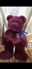 Ty Buckingham Bear Retired Beanie Baby.
