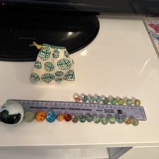 Mixed Marbles Large Milky