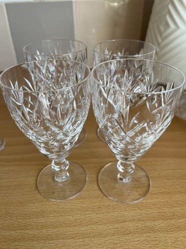 Crystal wine goblets - goblets, 4