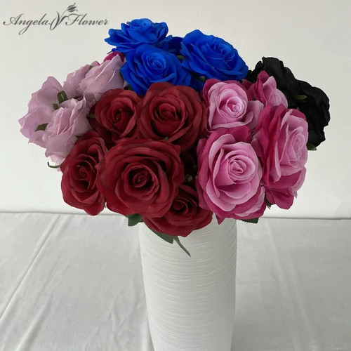 Heads silk rose bouquet - rose,