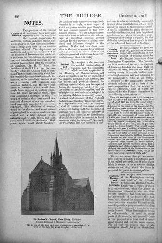 Antique print andrew s - st., andrew's