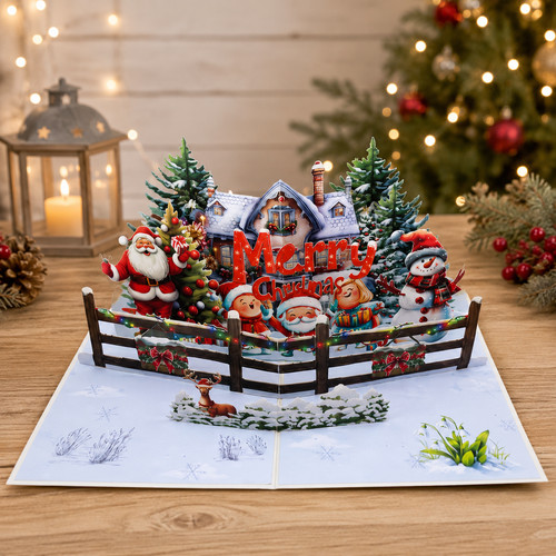 Santa merry christmas - merry,