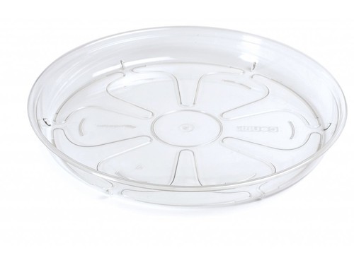 Round transparent plastic - transparent,