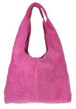 Plain genuine suede - plain, shoulder