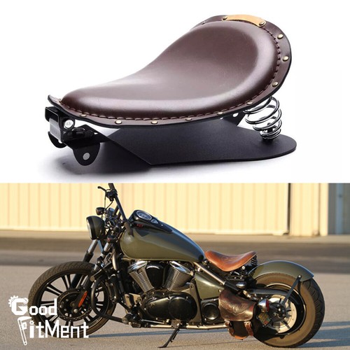 Motorcycle brown leather solo - leather,