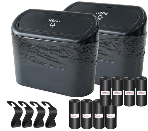 Pack car trash can - car, with