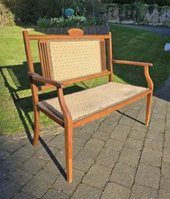 Antique Vintage Regency Settee Loveseat Hallway Entrance Bench Elegant