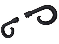 Black Curtain Pole Finials