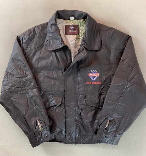 Vintage leather flight jacket - leather,