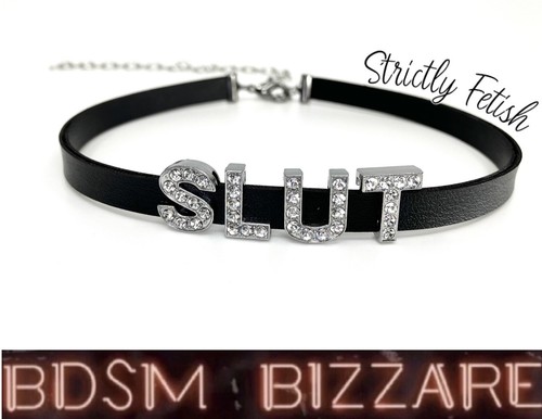 Sexy slut choker - slut,