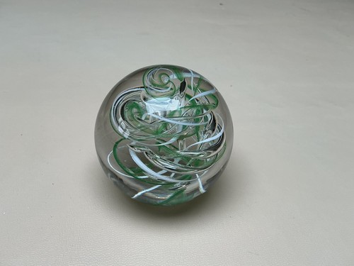 Glass paperweight langham - glass,