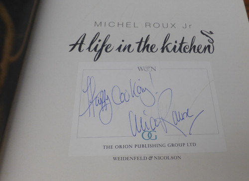 Signed michel roux jr a - signed,