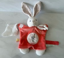 Kaloo Doudou Rabbit Red Hand Puppet Baby Comfort Blanket Comforter Soft Toy