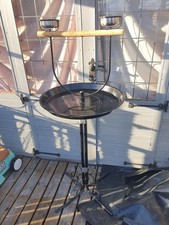 Bird Parrot Rouund Dish Play Stand RRP: £140