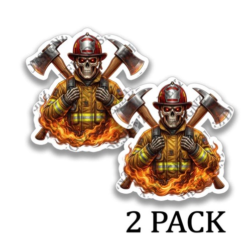 Firefighter skeleton skull - firefighter,
