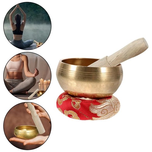 Tibetan singing bowl - singing,