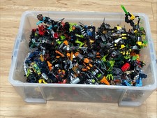 JOB LOT 1KG OF LEGO BIONICLE & HERO FACTORY ASSORTED PIECES.