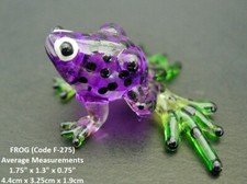 Multi glass frog beautiful - glass,